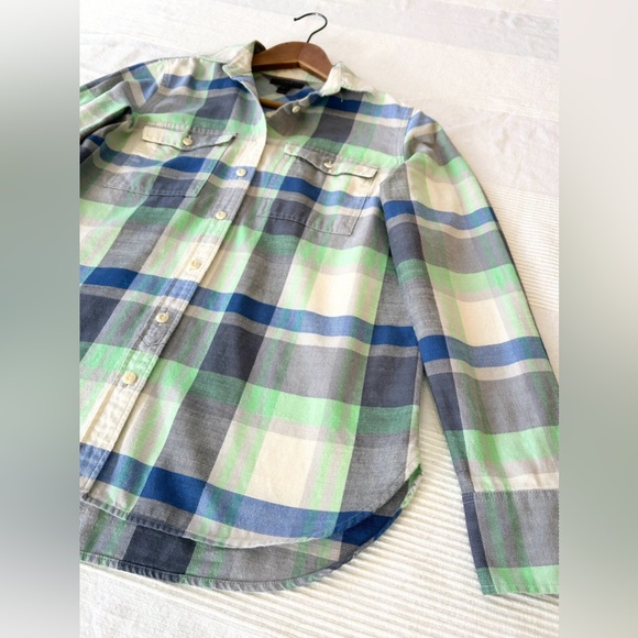 J. Crew Plaid Button Down Shirt - Picture 3 of 13